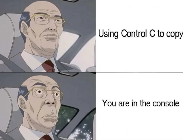 Ctrl+Cの罠
