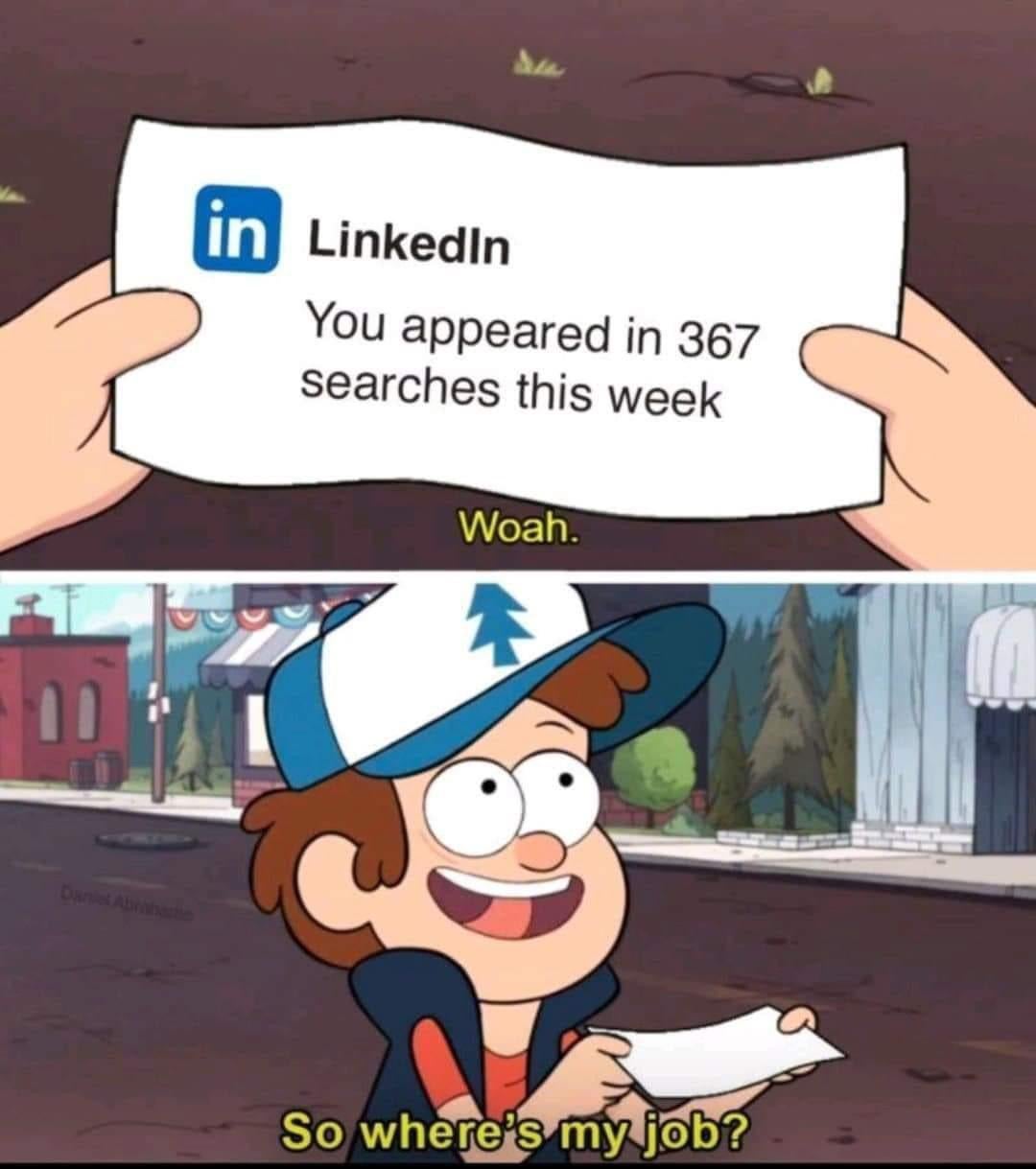 LinkedIn、見られてるけど、オファー来ない
